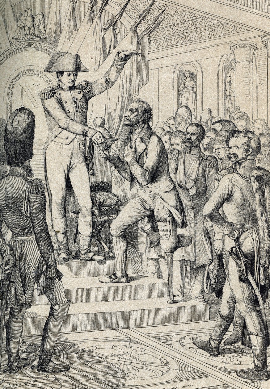 Première distribution des croix de la Légion d