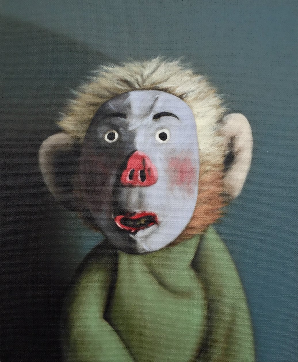 Singe avec masque de cochon, 2005 - Peter Jones