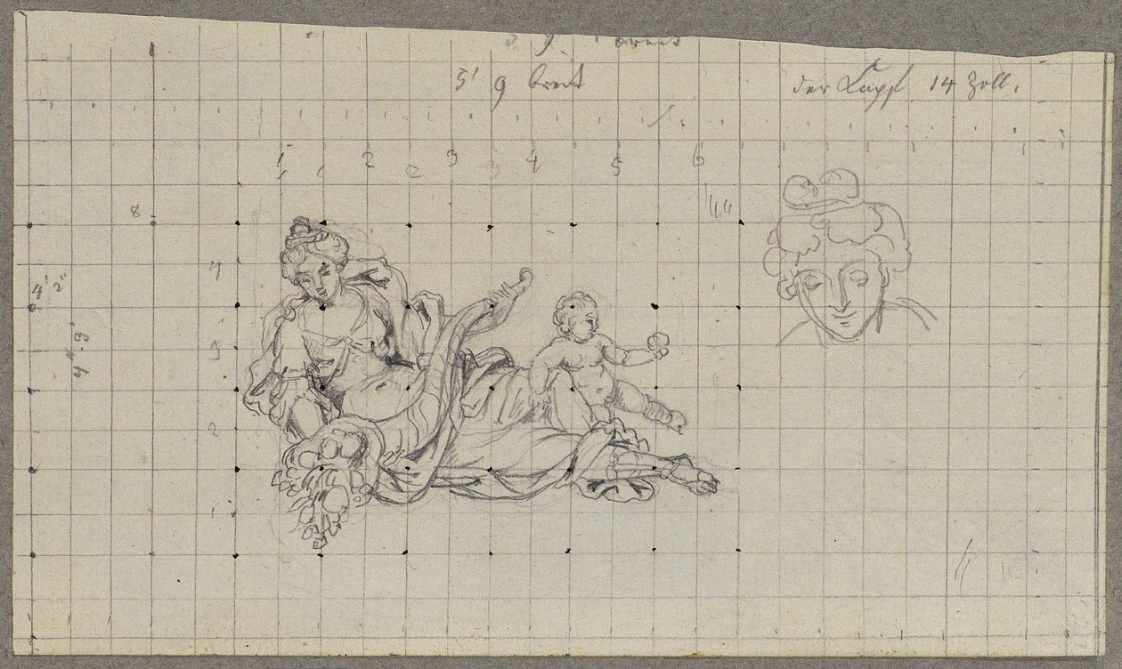 Fontaine dans le jardin de pêchers du Belvédère supérieur - Peter Krafft