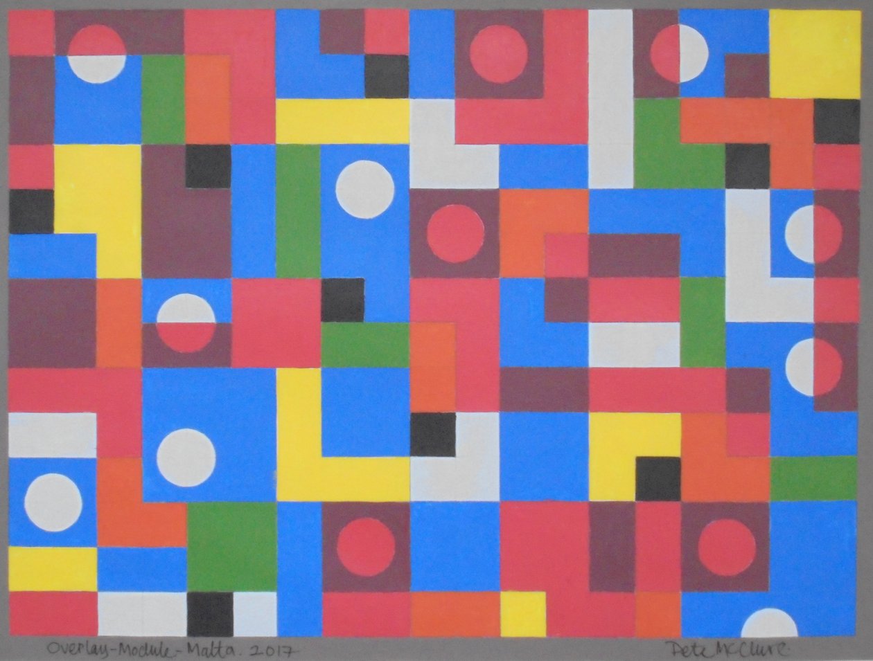 OVERLAY-MODULE-MALTA, 2017 - Peter McClure