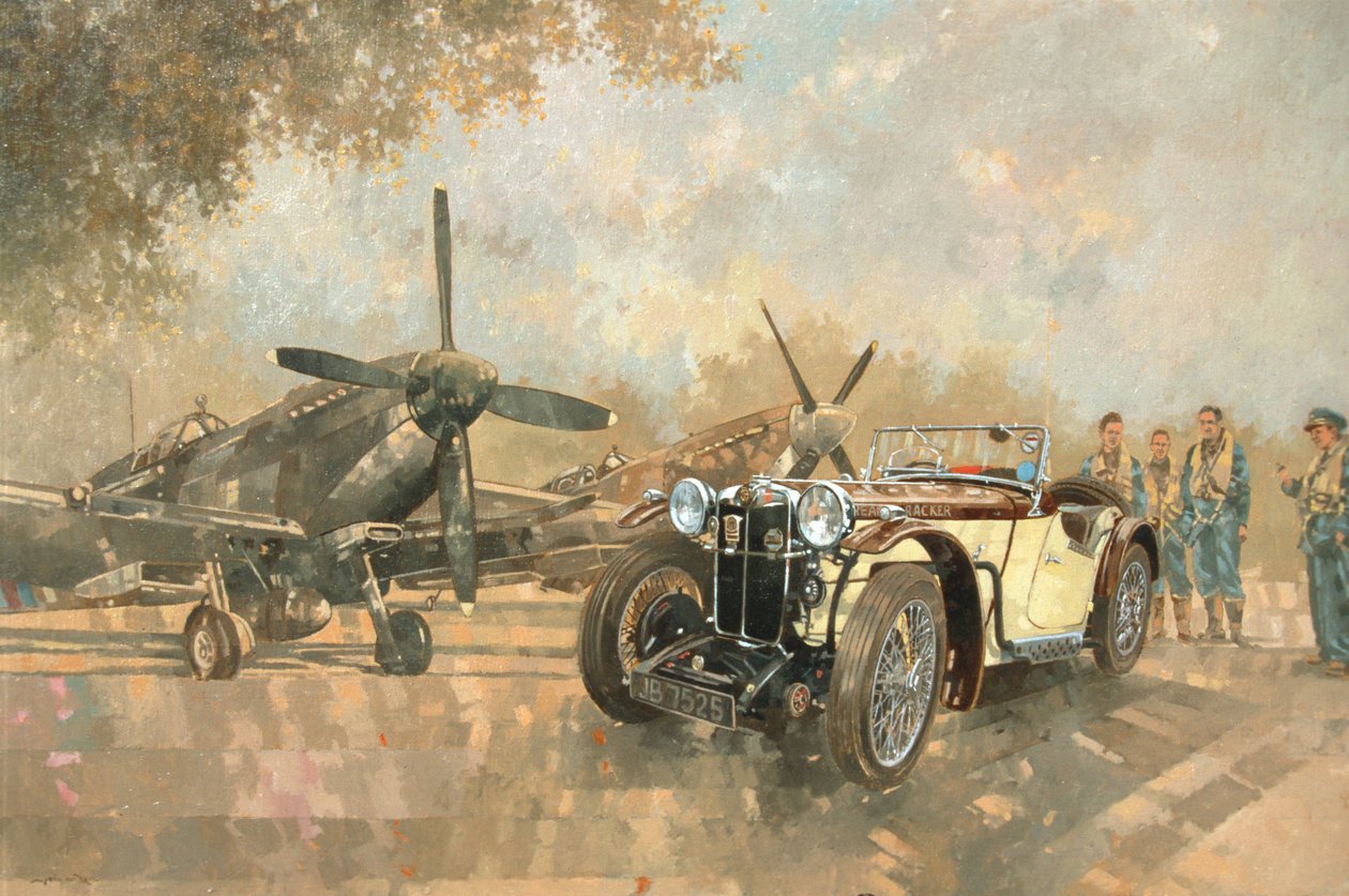 Cream Cracker MG 4 Spitfires - Peter Miller