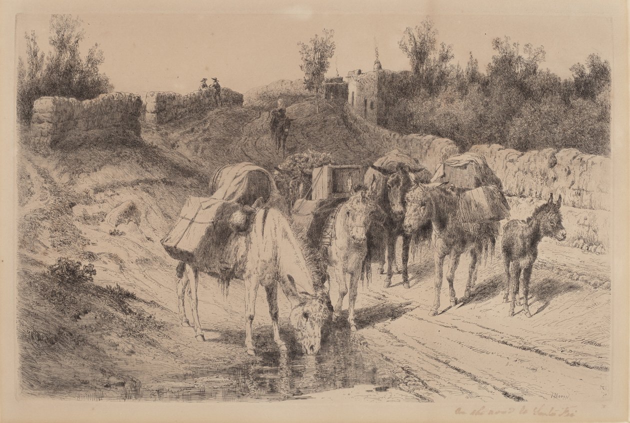 Sur la route de Santa Fe - Peter Moran