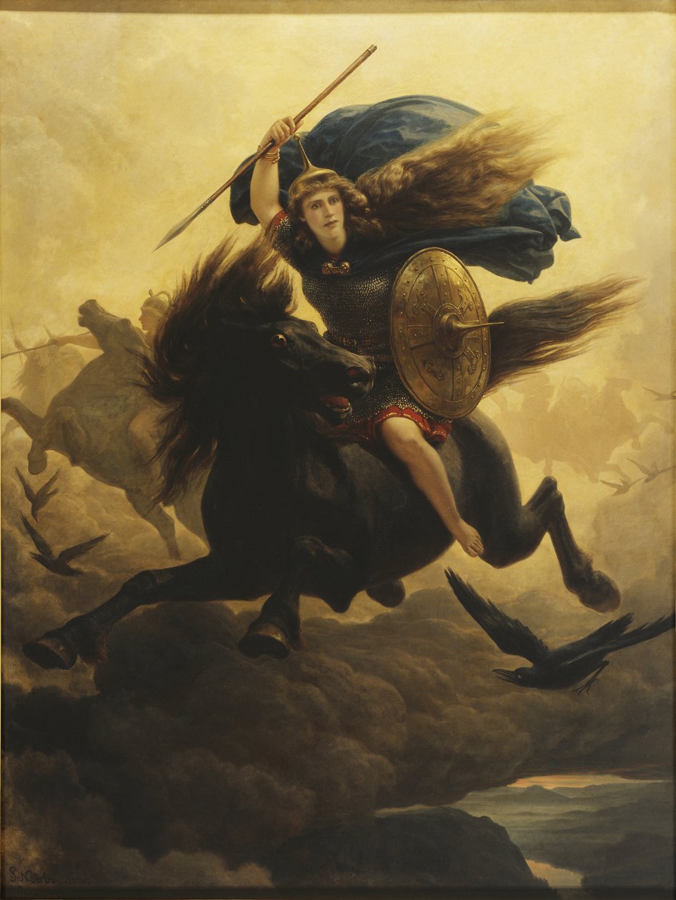 Les Walkyries - Peter Nicolai Arbo
