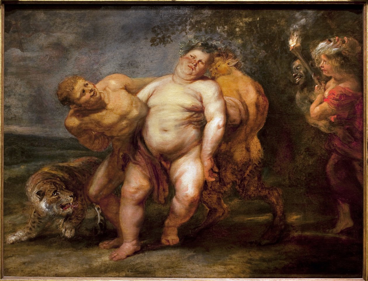 Silène ivre. Peinture de l