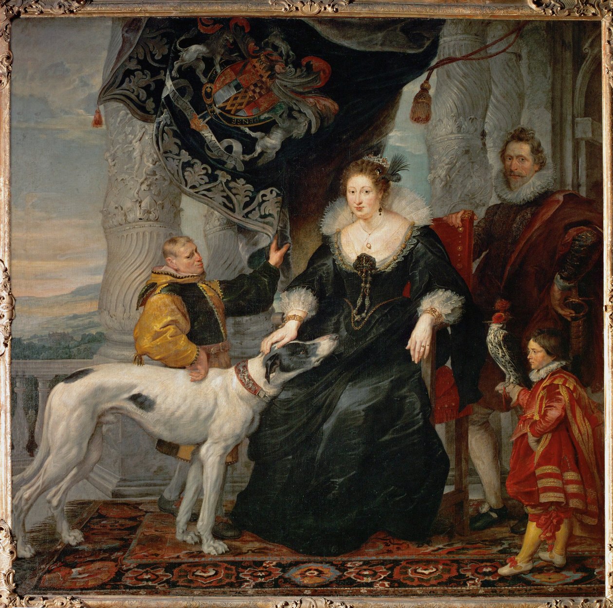 Alathea Talbot, comtesse de Shrewsbury (peinture sur toile) - Peter Paul Rubens