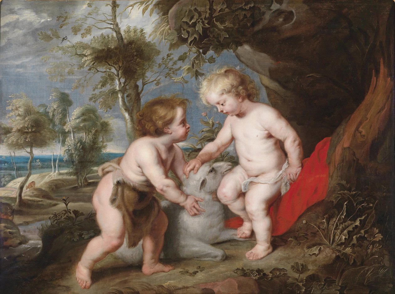 Christ et Jean-Baptiste enfants - Peter Paul Rubens
