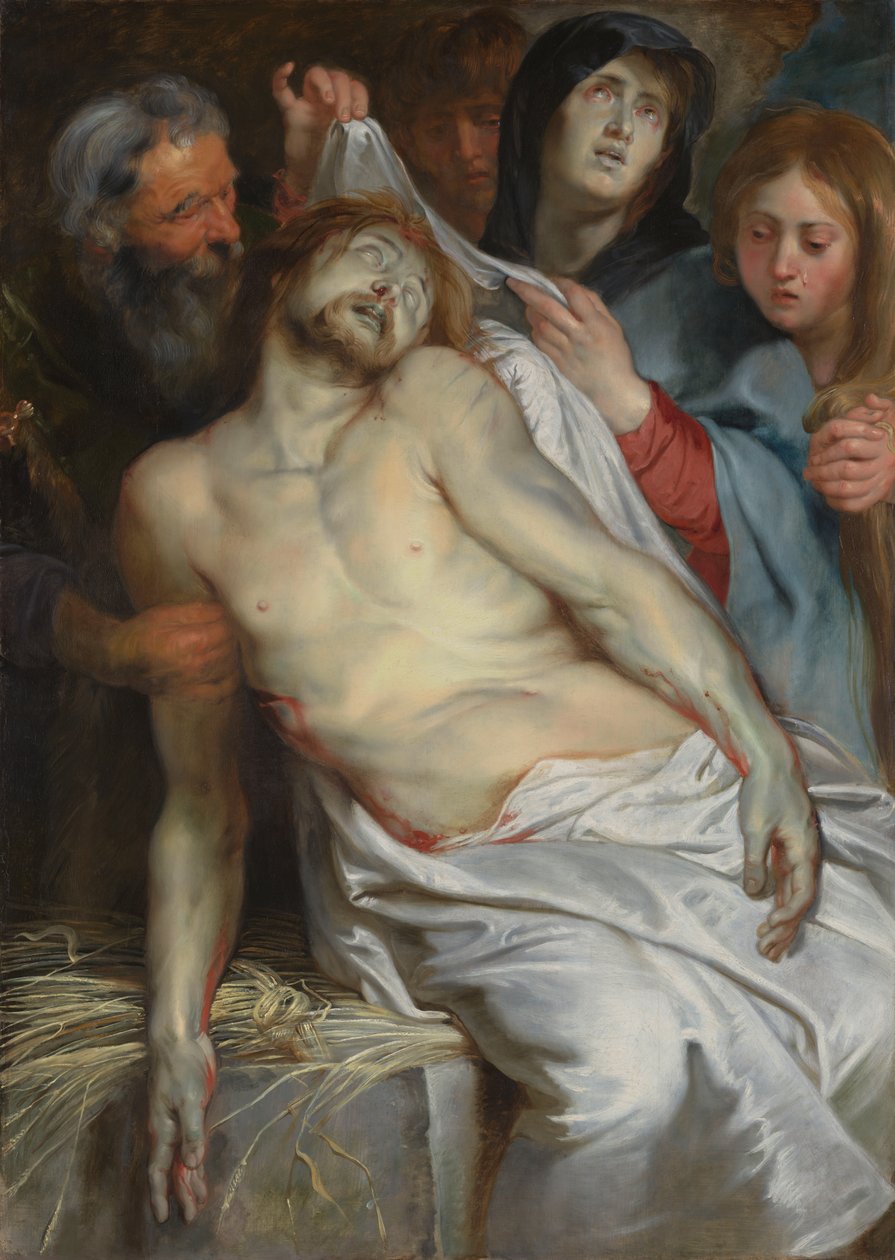 Le Christ sur la paille - Peter Paul Rubens