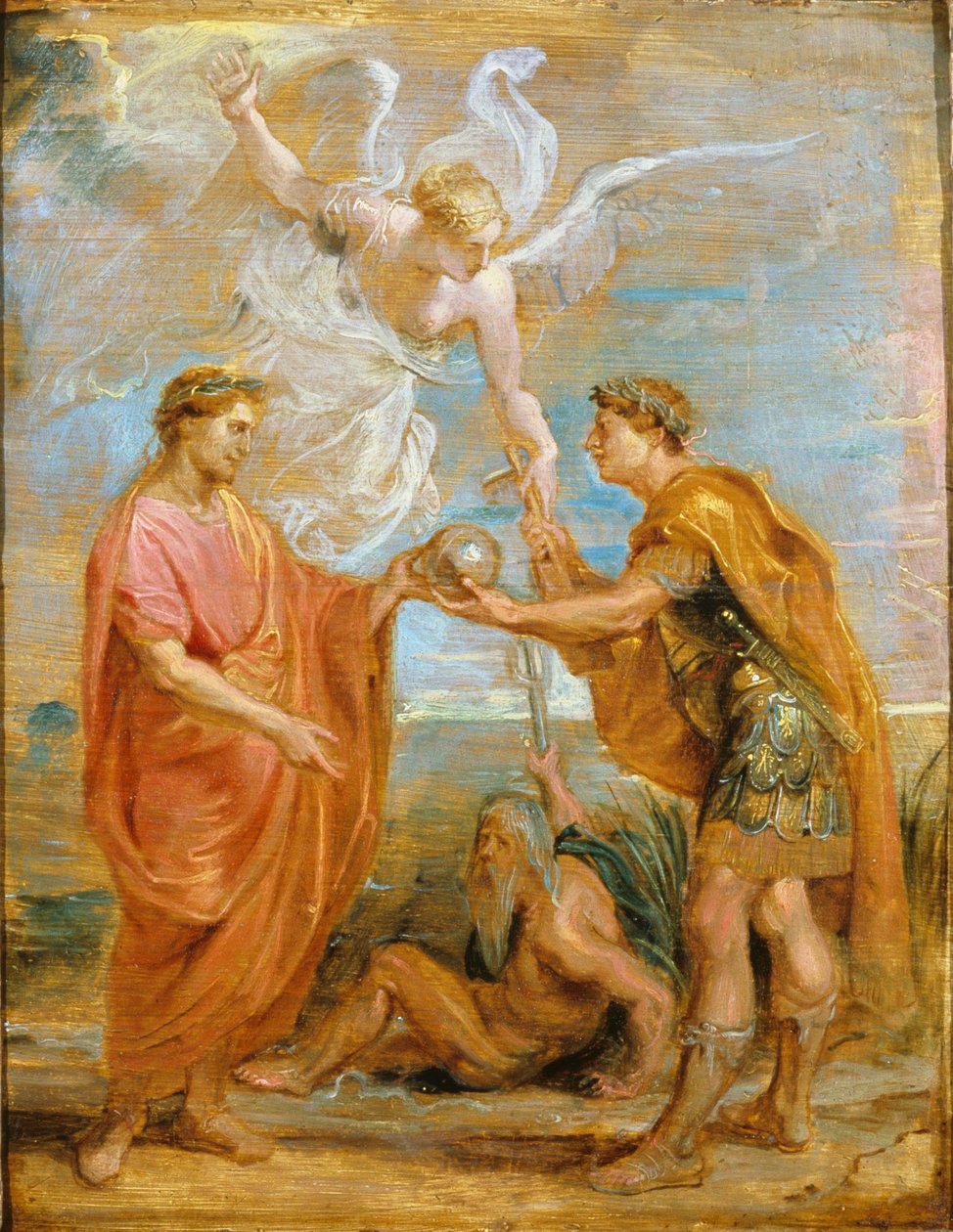 Constantius désigne Constantin comme son successeur - Peter Paul Rubens