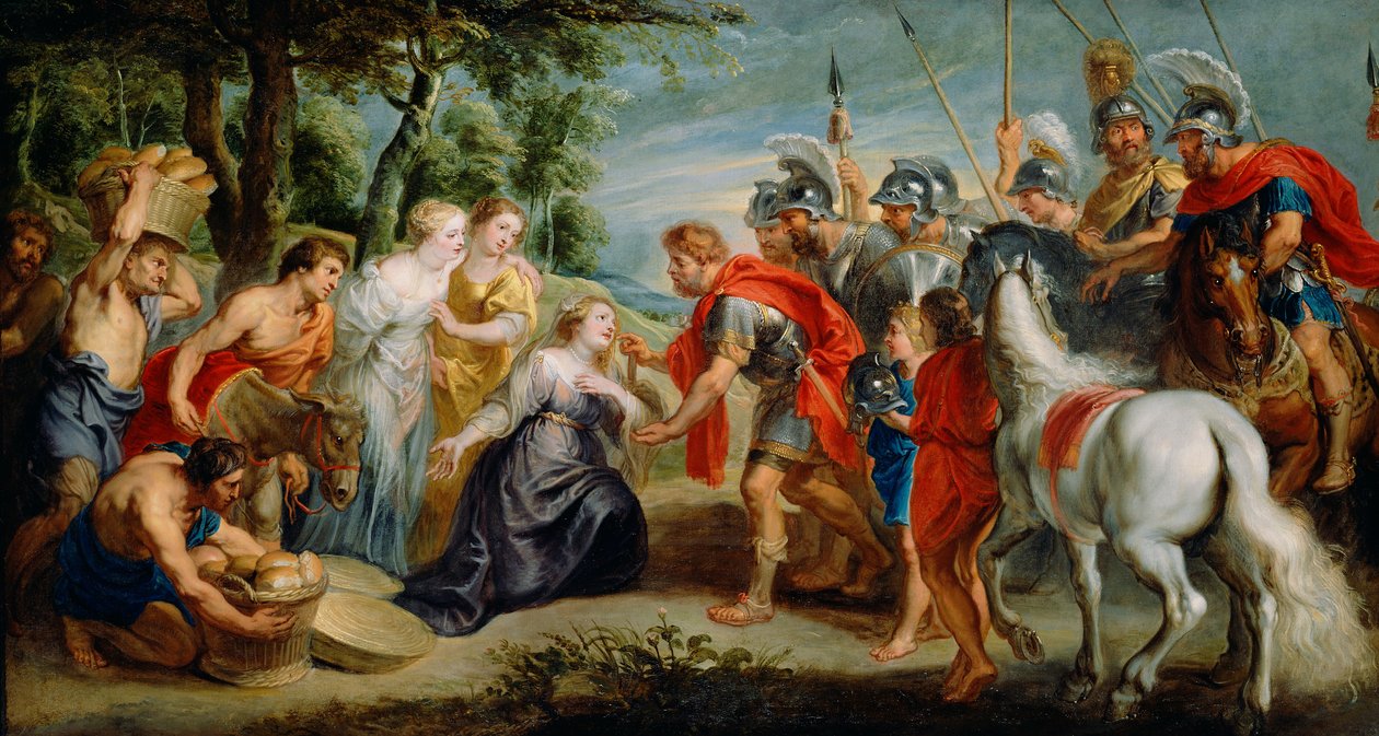 La rencontre entre David et Abigaïl - Peter Paul Rubens