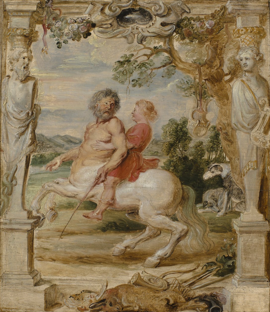 Le centaure Chiron enseigne au jeune Achille - Peter Paul Rubens