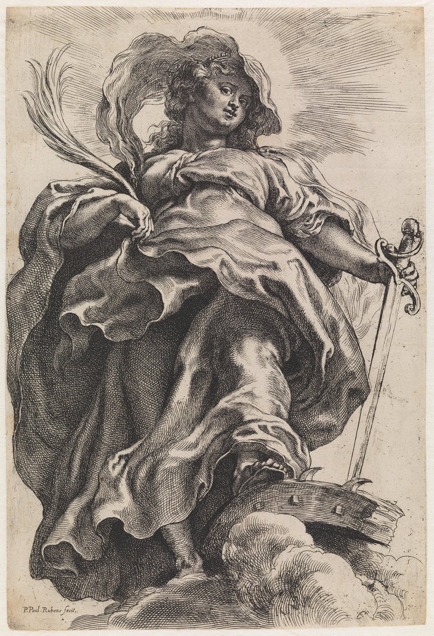 Sainte Catherine - Peter Paul Rubens