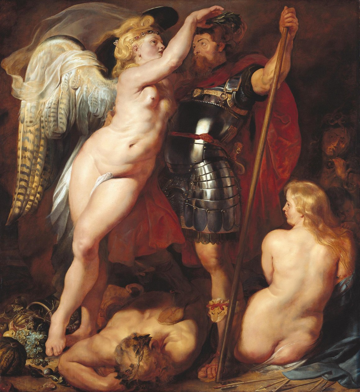 Le couronnement du héros de la vertu - Peter Paul Rubens