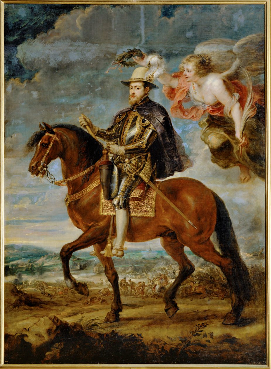 Portrait équestre du roi Philippe II d