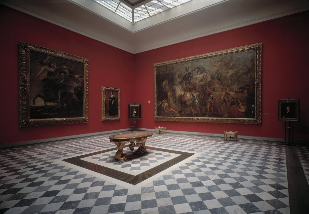 Salle du musée présentant Henri IV à la bataille d