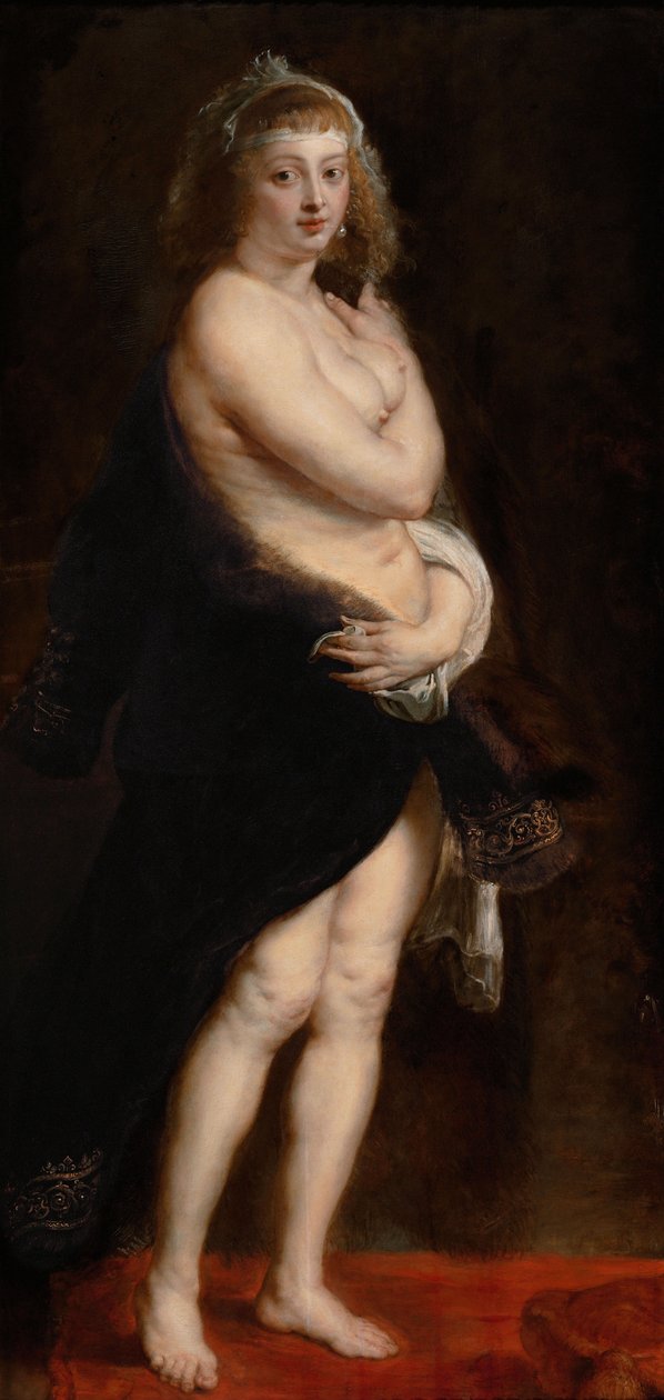 Helena Fourment en robe de fourrure - Peter Paul Rubens