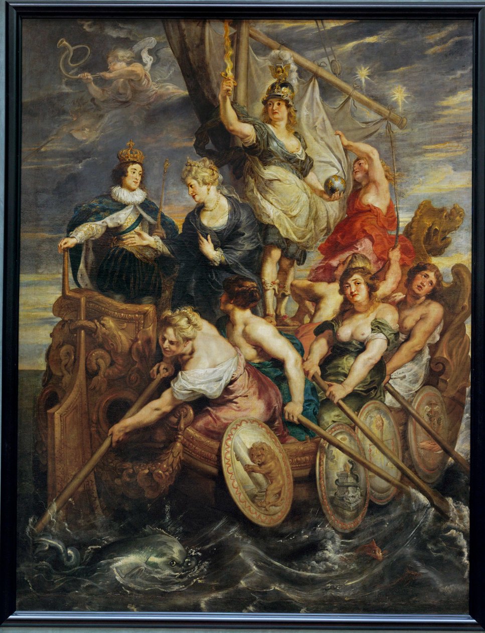 La Majorite de Louis XIII | Peter Paul Rubens | Estampe d'art