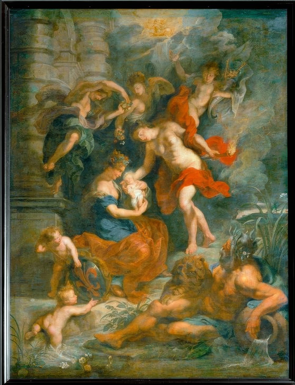 La Naissance de la reine Marie de Médicis, à Florence le 26 avril 1573 - Peter Paul Rubens