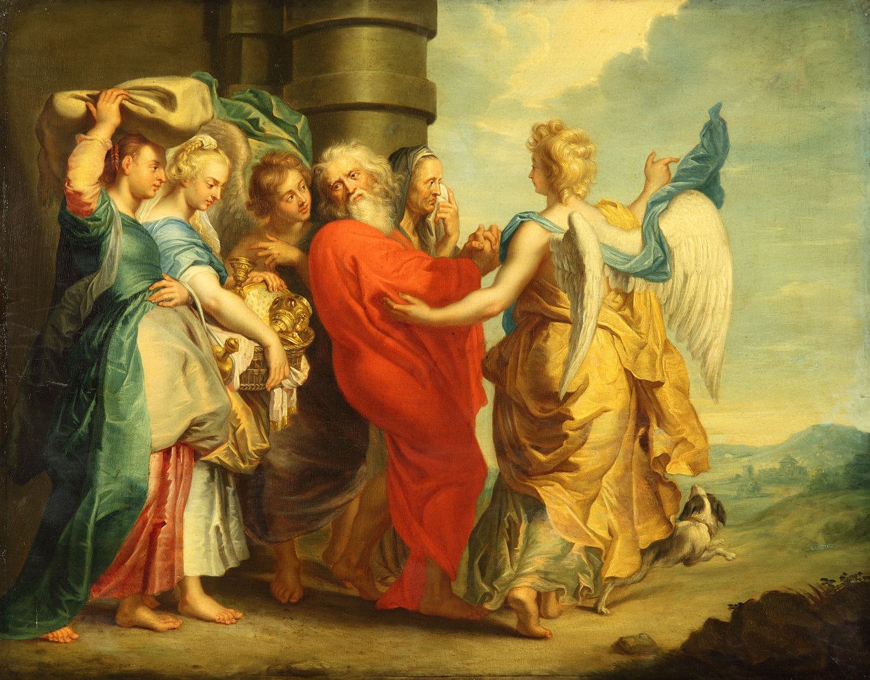 Lot quitte Sodome avec ses filles - Peter Paul Rubens