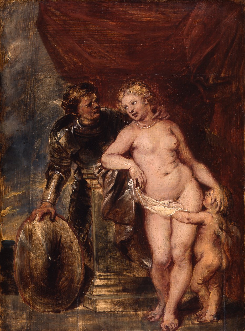 Mars, Vénus et Cupidon - Peter Paul Rubens