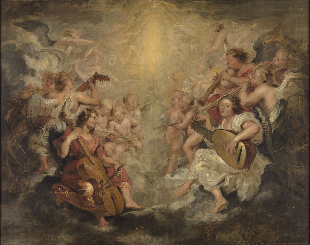 Les anges de la musique - Peter Paul Rubens