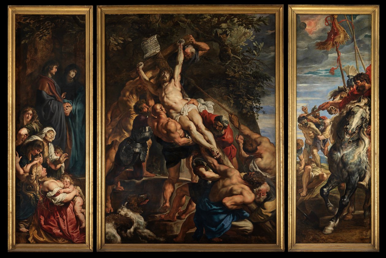 La Levée de la Croix, vers 1610-11 - Peter Paul Rubens