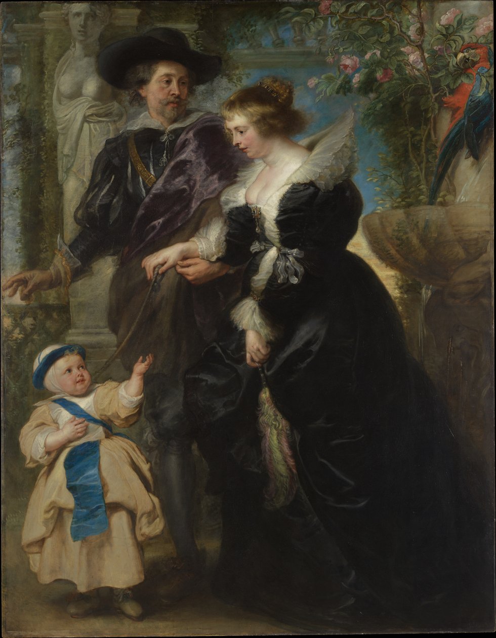 Rubens, Helena Fourment (1614-1673) et leur fils Frans (1633-1678) - Peter Paul Rubens