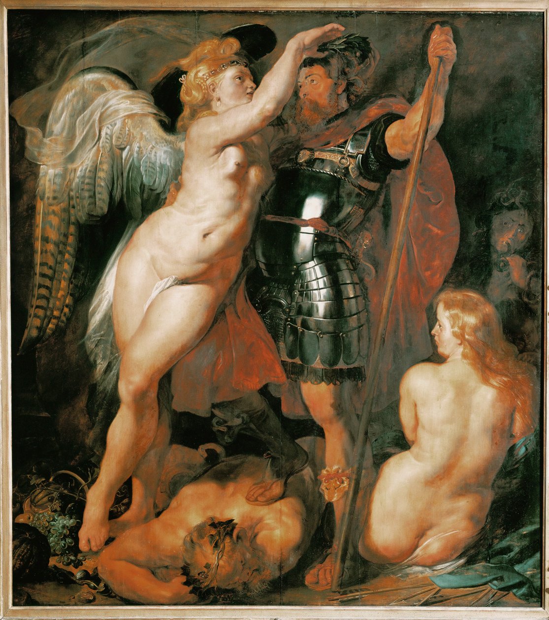 Le couronnement du héros de la vertu - Peter Paul Rubens