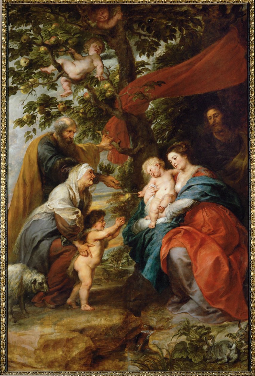 La Sainte Famille se reposant sous un pommier - Peter Paul Rubens