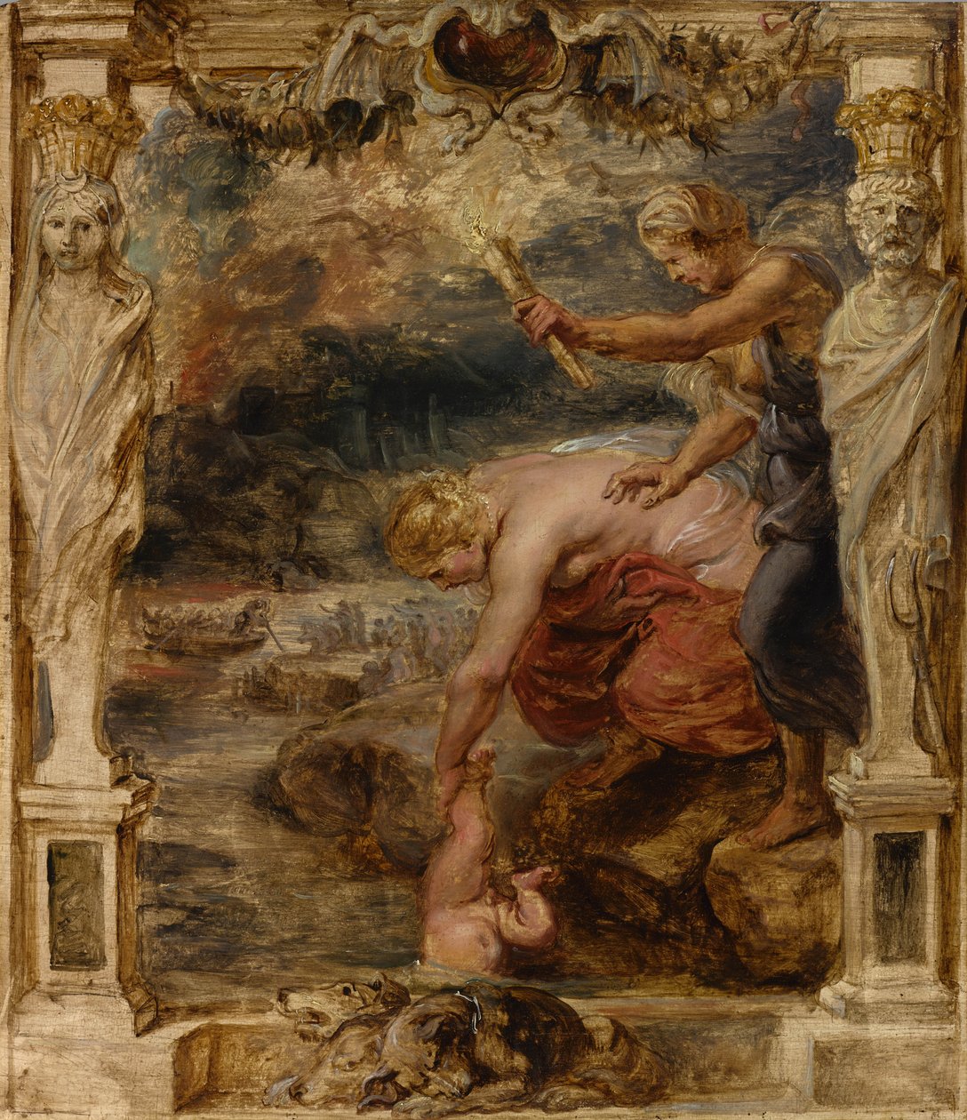 Thétis plongeant l