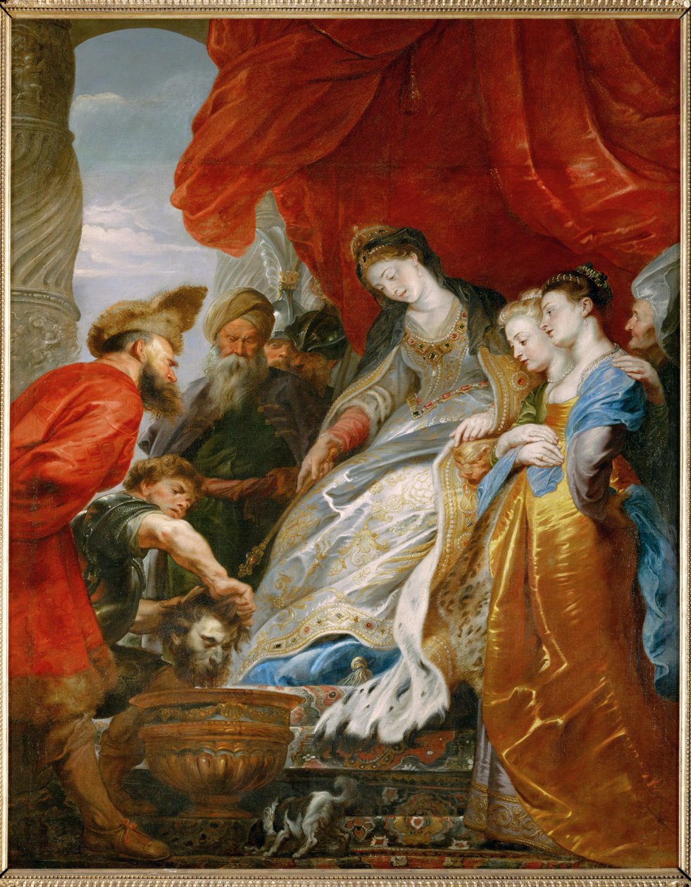 Thomiris, reine des Scythes (peinture sur toile) - Peter Paul Rubens