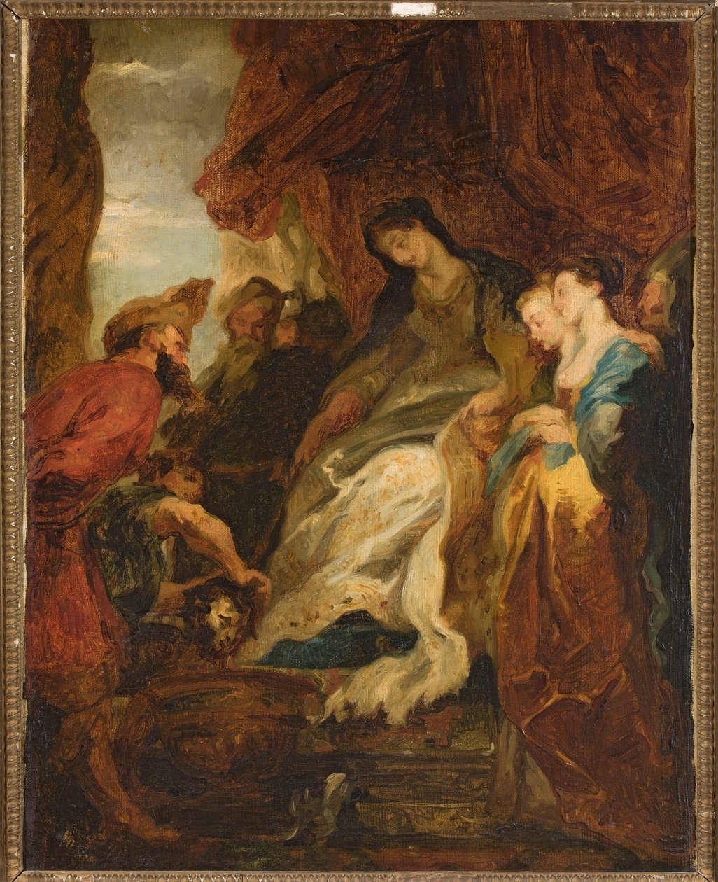 Tomyris ordonnant que la tête de Cyrus soit plongée dans un bassin de sang (Hérodote, Histoires, I, 214) - Peter Paul Rubens