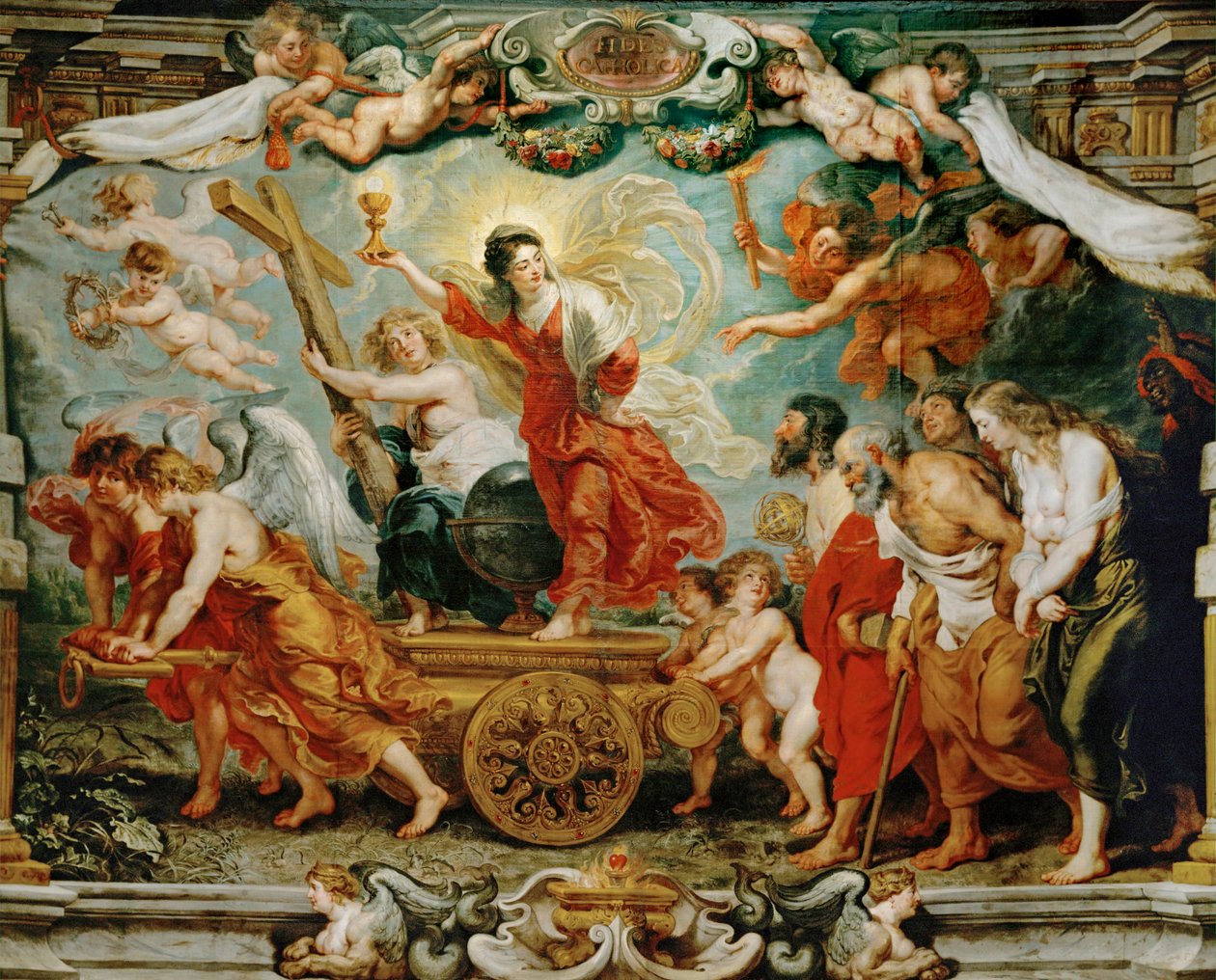 Le triomphe de la foi - Peter Paul Rubens
