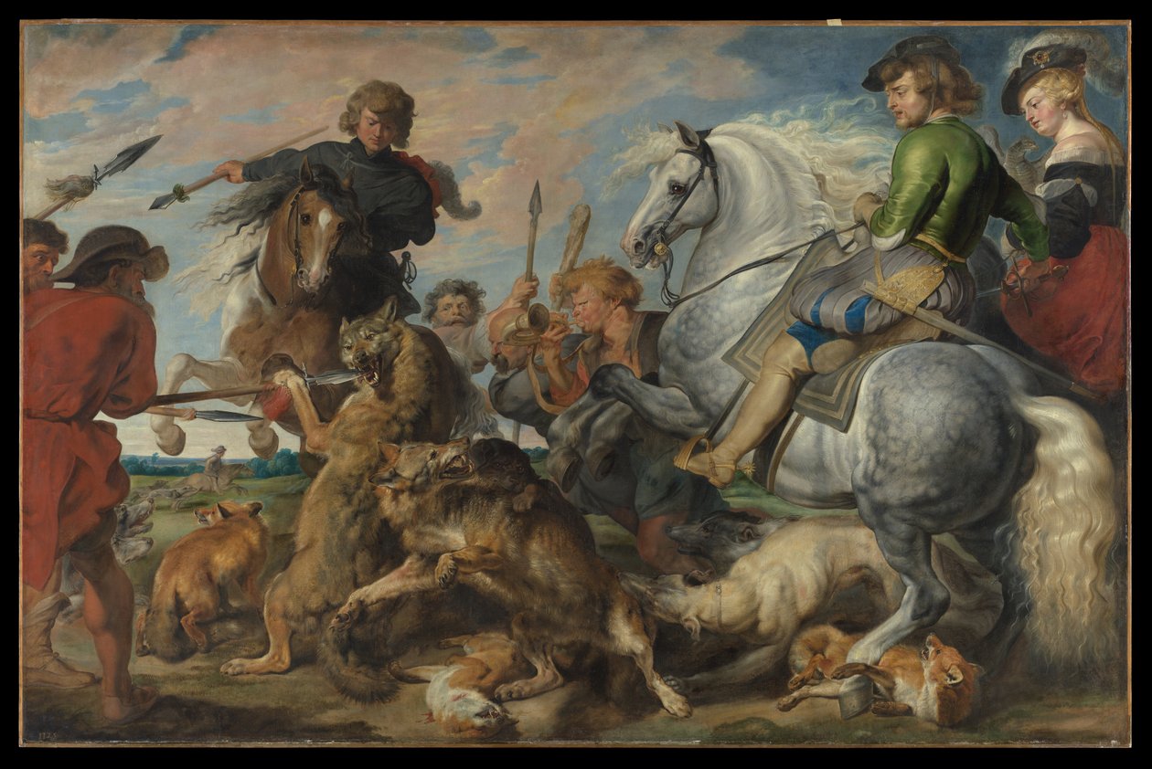 La chasse au loup et au renard - Peter Paul Rubens