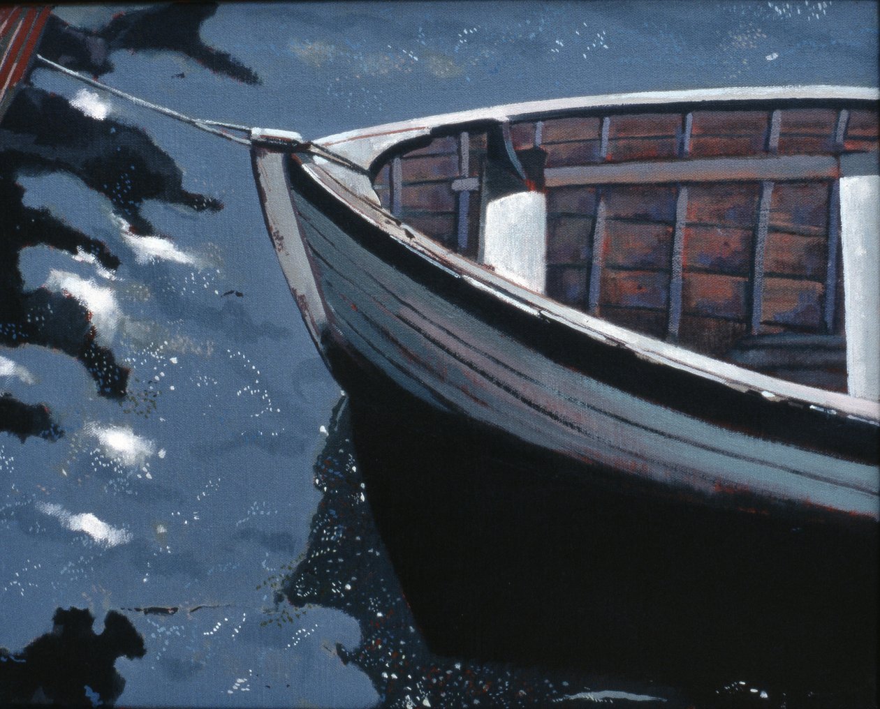 Dockside : Stockholm, 2004 (huile sur toile) - Peter Wilson