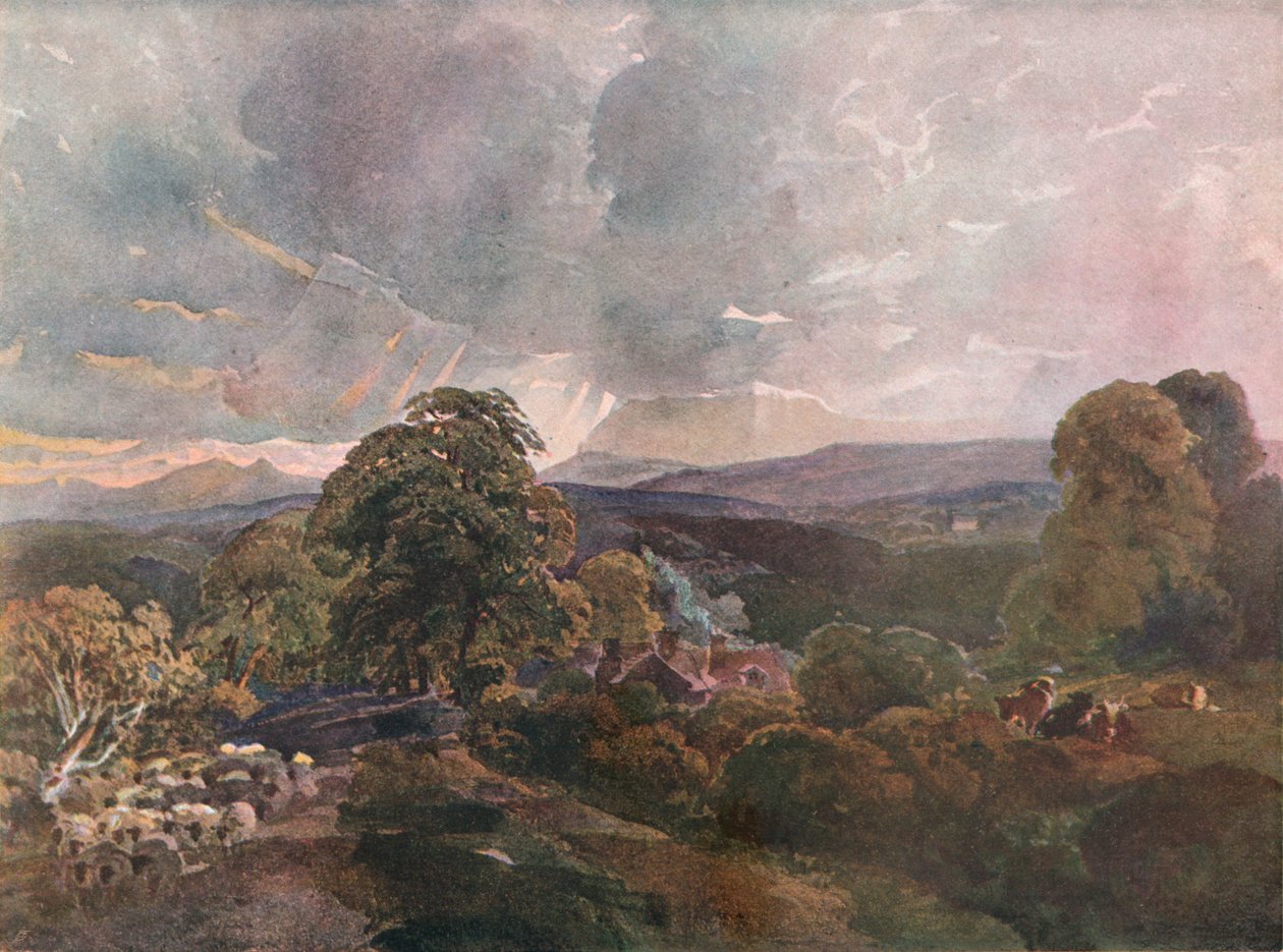 Sackbridge Hall, Près de Lowther, vers 1928 - Peter de Wint