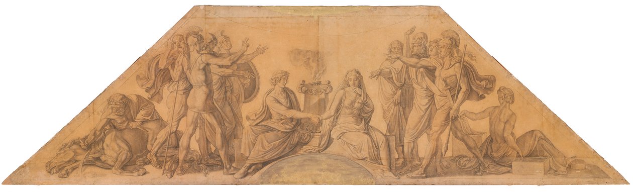 Die Vermählung von Menelaos und Helena - Peter von Cornelius
