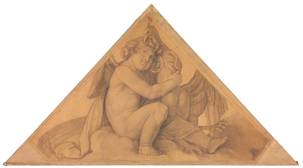 Eros mit dem Pfau - Peter von Cornelius