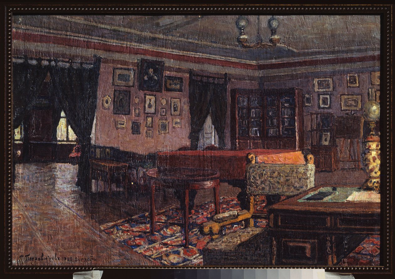Le salon dans la maison de Peter Ilich Tchaikovsky - Petr Ivanovic Petrovichev