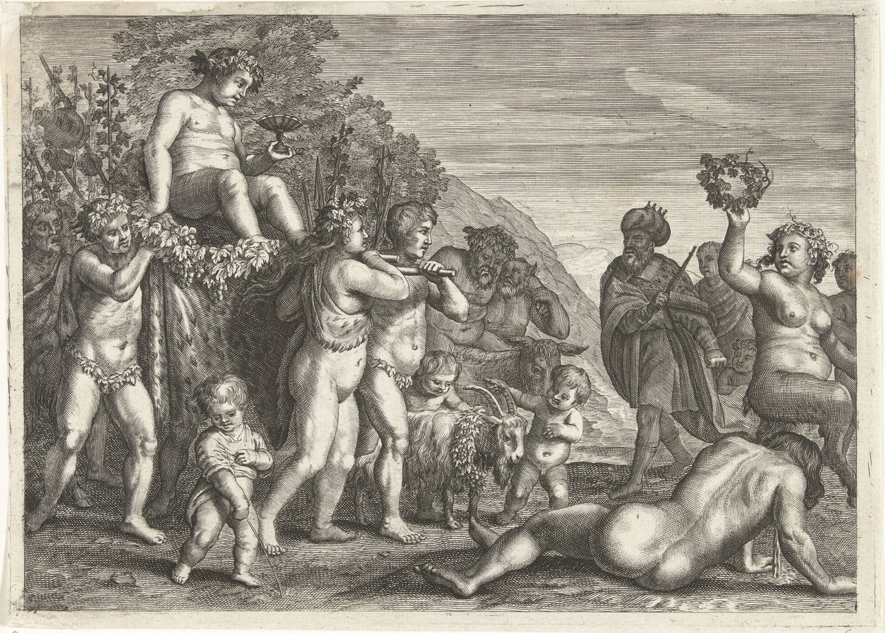 Triomphe de Bacchus - Petrus Clouwet (possibly)