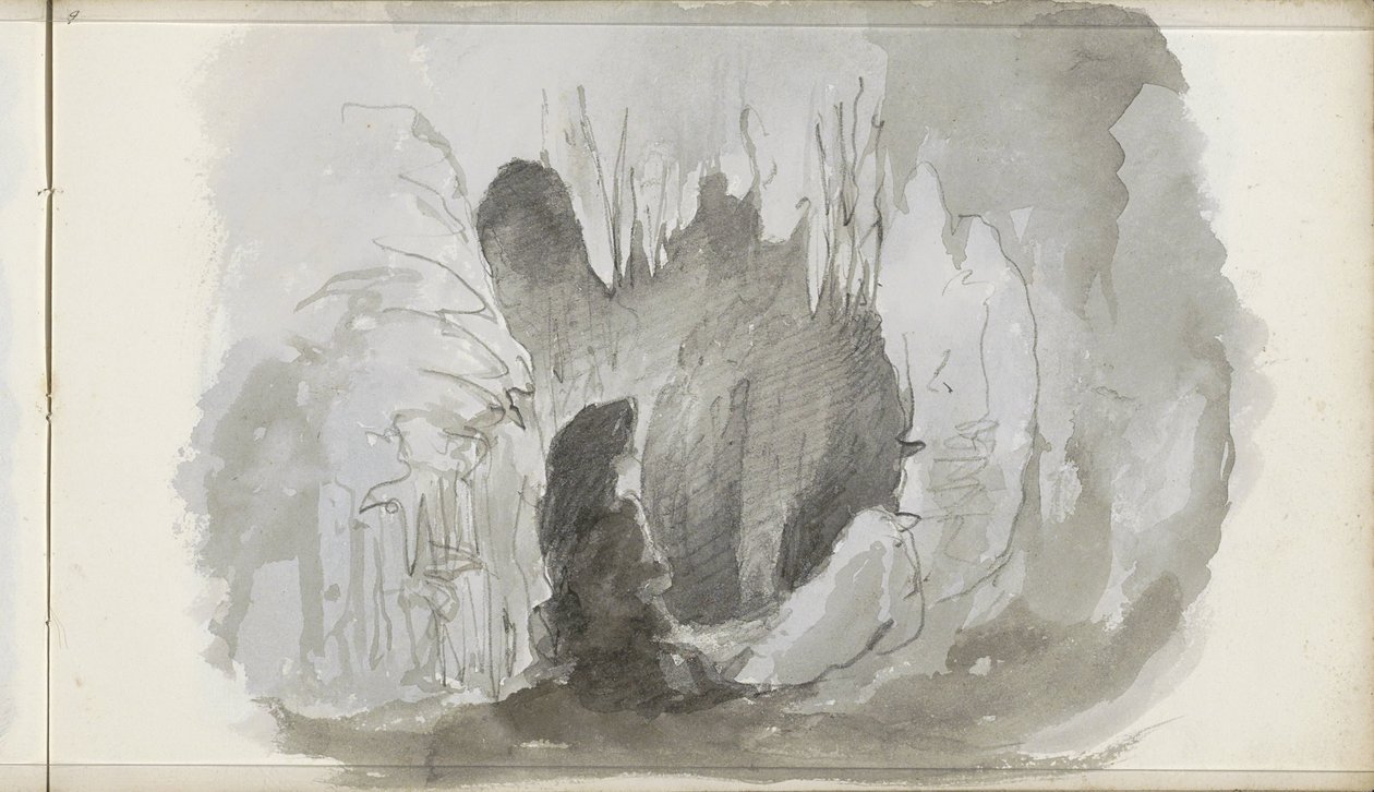 Grotte stalactite - Petrus Johannes Schotel
