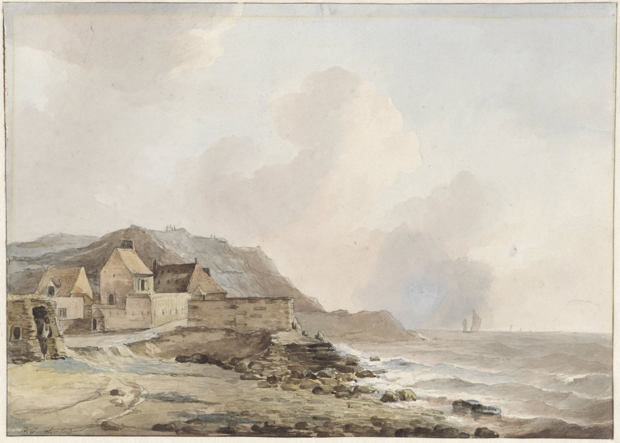 Vue de la côte près de Boulogne-sur-Mer - Petrus Johannes Schotel