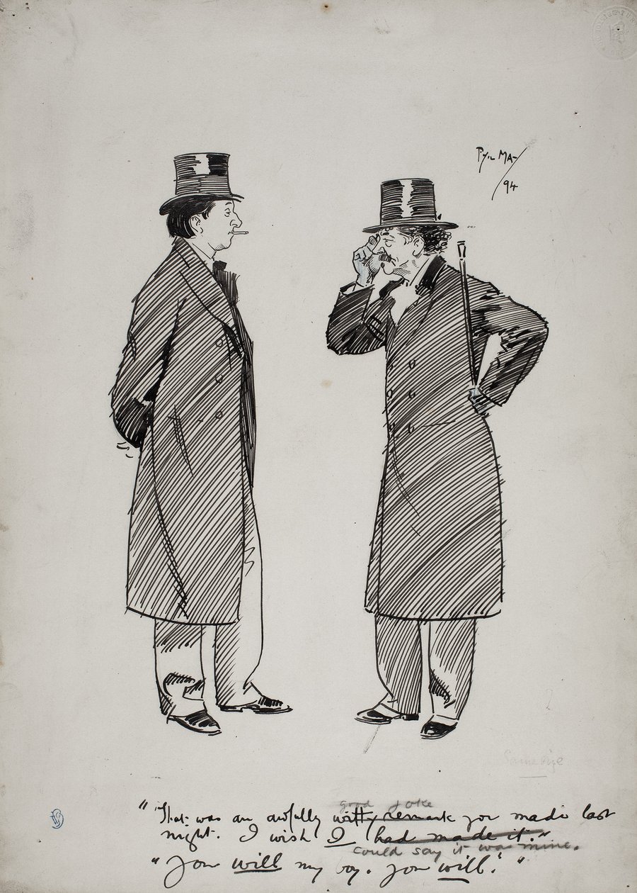 Oscar Wilde et Whistler - Phil May