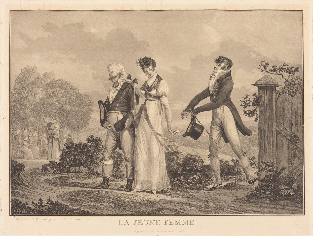 La Jeune Femme - Philibert-Louis Debucourt