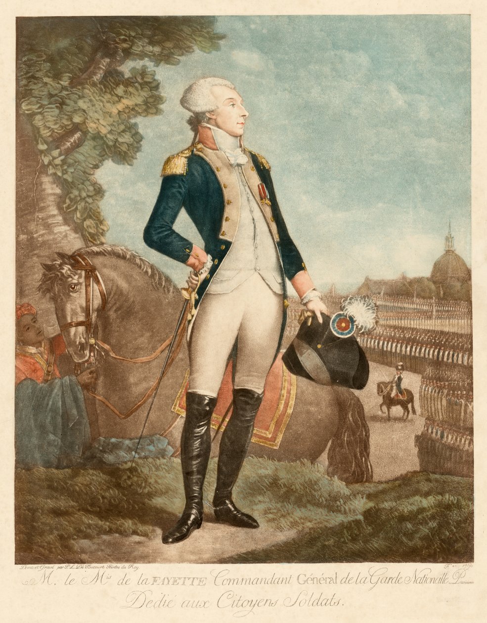 Marquis de Lafayette - Philibert-Louis Debucourt