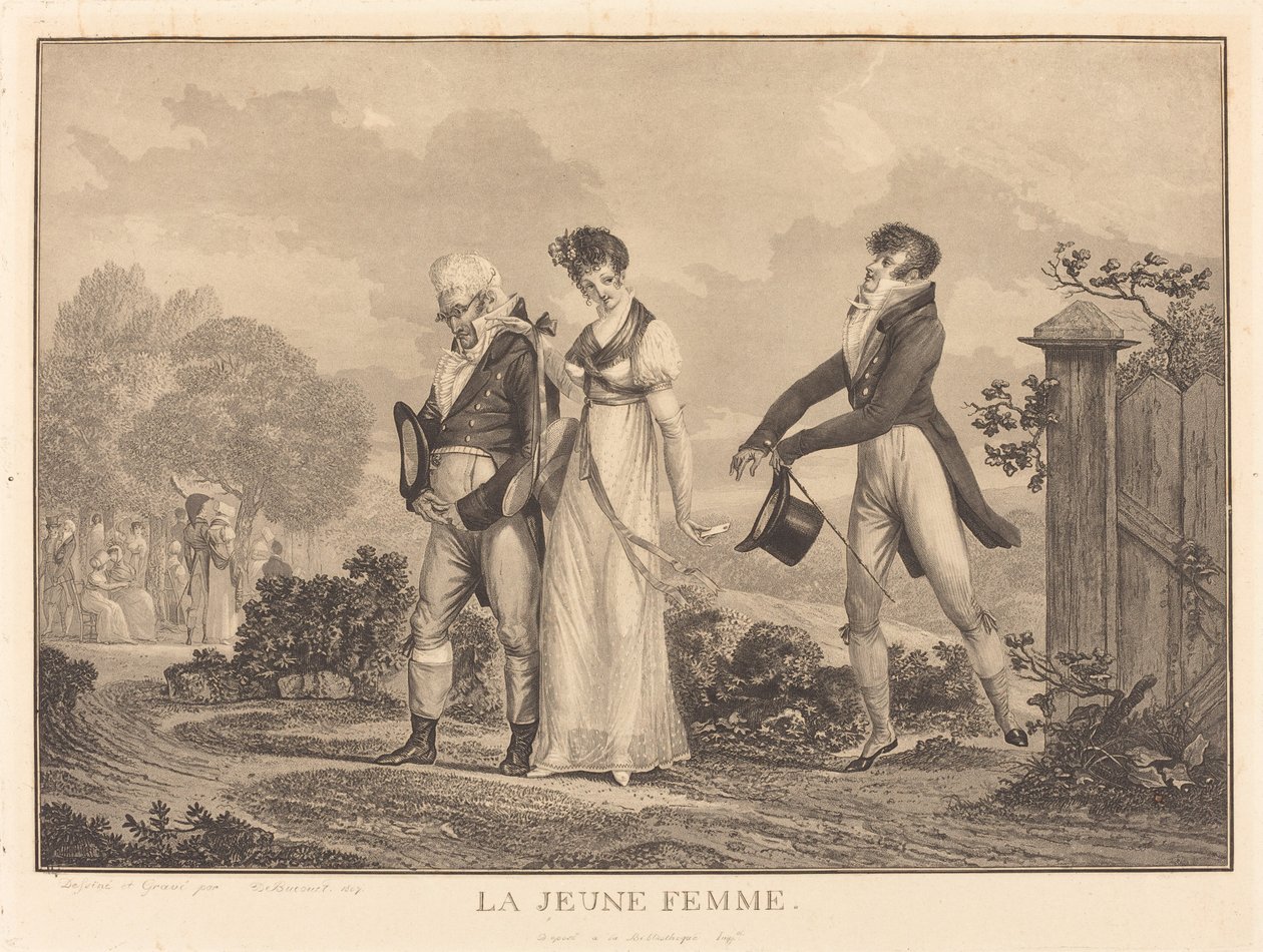 La jeune femme - Philibert-Louis Debucourt