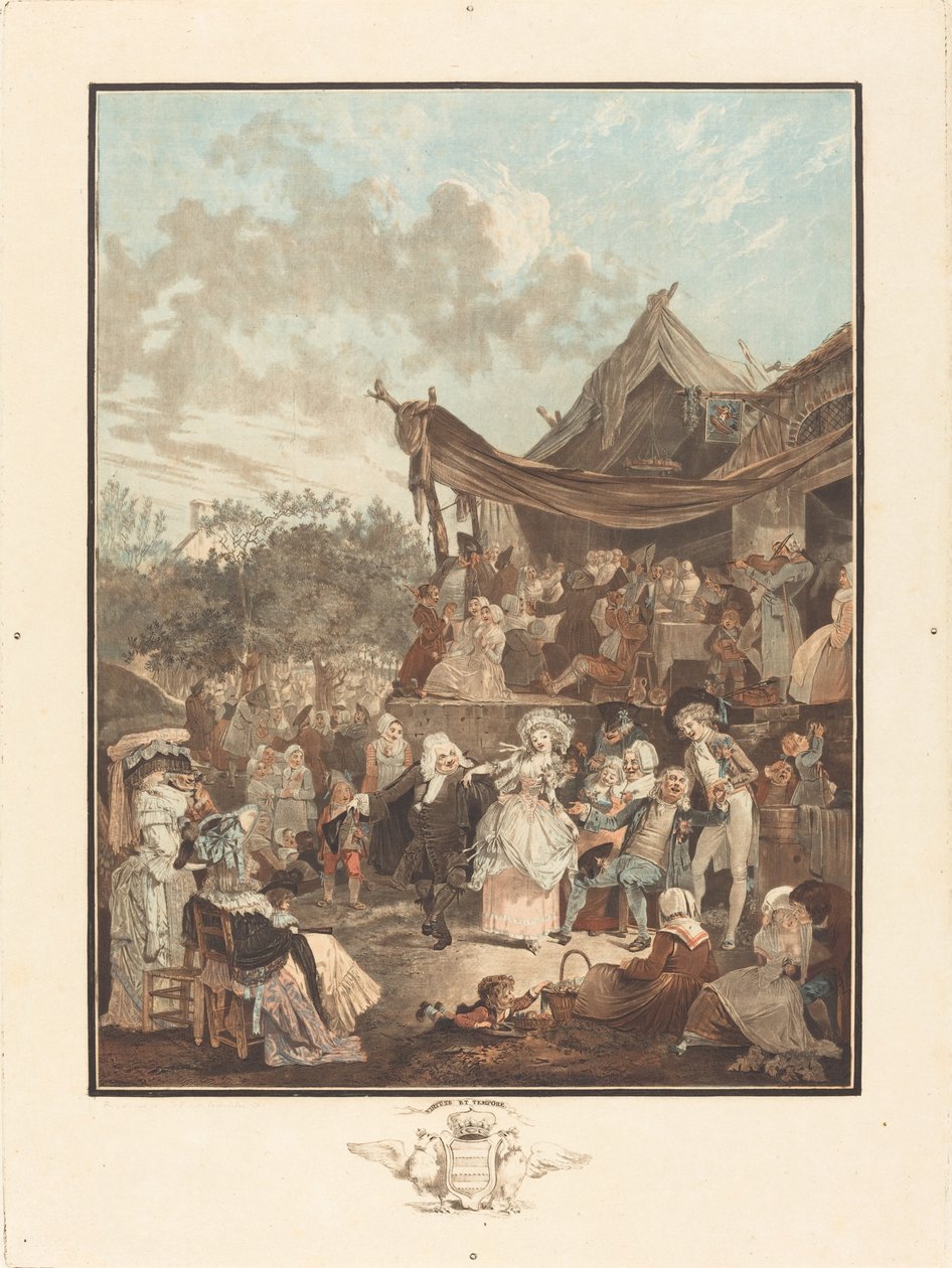 Le Menuet de la mariée - Philibert Louis Debucourt