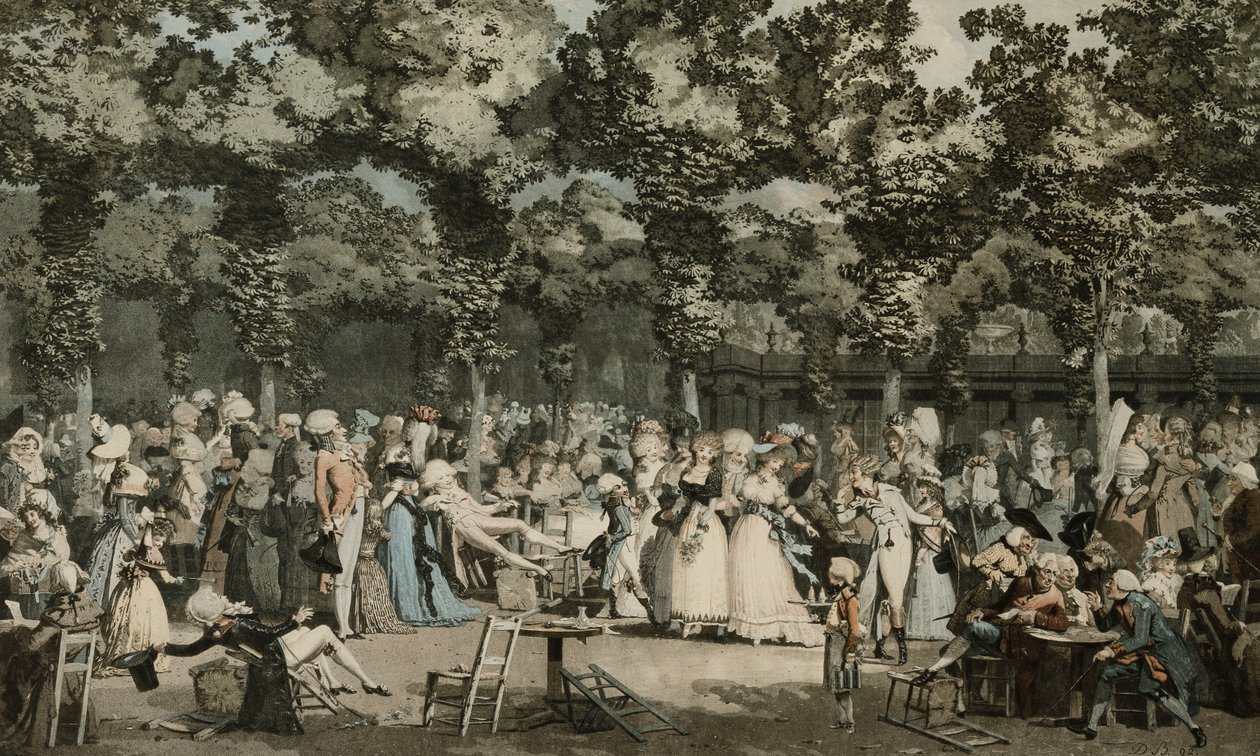 Le Promenade Publique, 1792 - Philibert Louis Debucourt