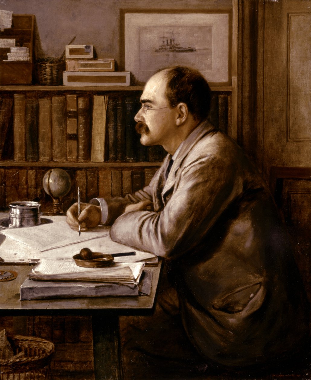 Rudyard KIPLING, Portrait 1899 (huile sur toile) - Philip Burne Jones