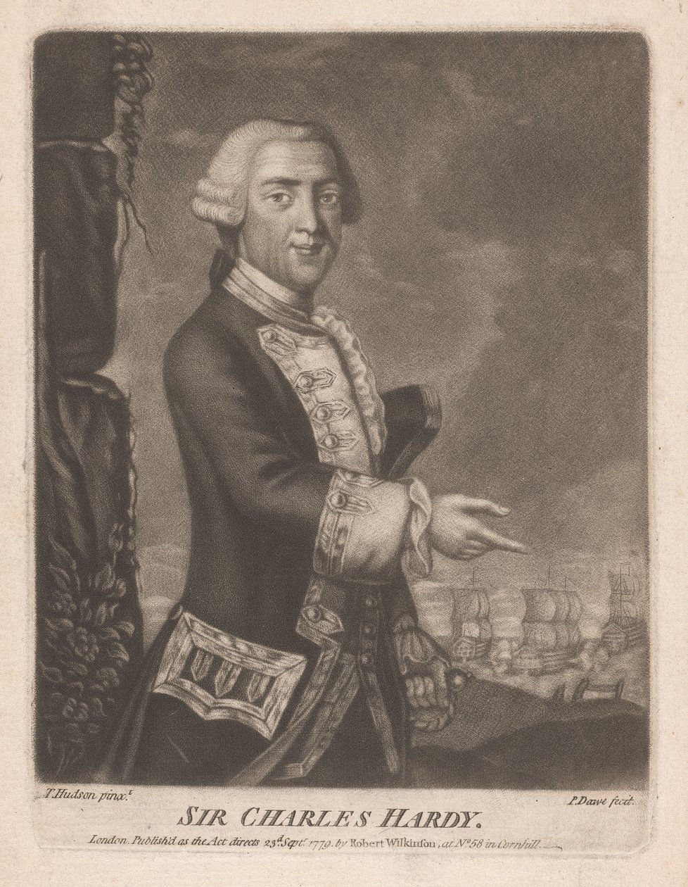 Sir Charles Hardy - Philip Dawe