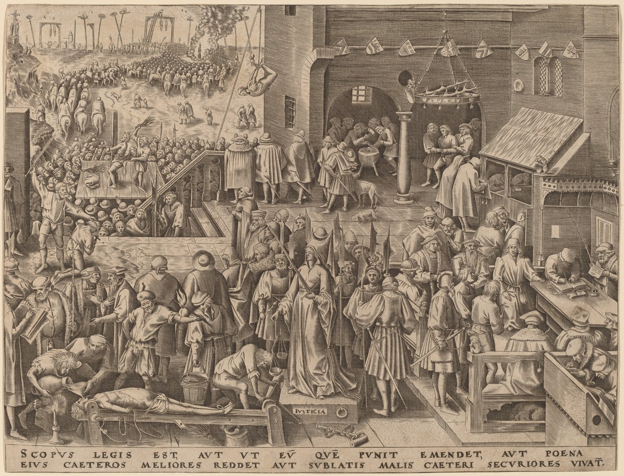 Justice - Philip Galle after Pieter Bruegel the Elder